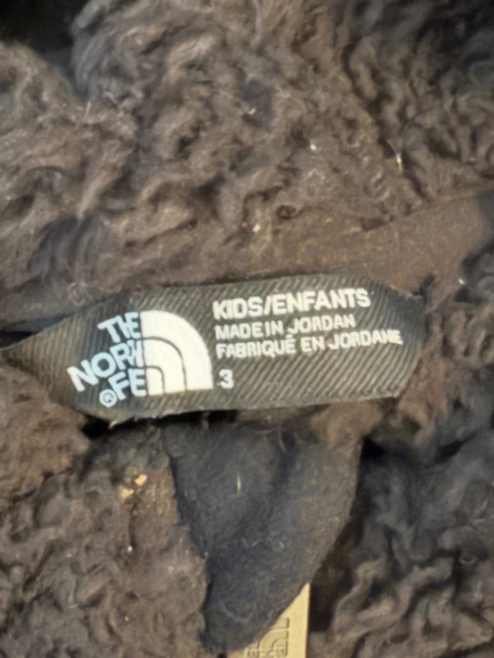 The North Face Black Sherpa Hoodie - Cozy Zip-Up kids 3T